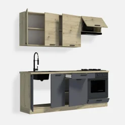 Szafki Kuchenne|inny Szafka górna wisząca okapowa MILENA M/G600 dąb artisan