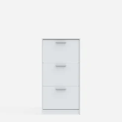 Szafki Na Buty|Szafki|FORTE Szafka na buty biała 3 wnęki NOCII