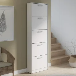 FORTE Szafka na buty biała wysoka NOCII