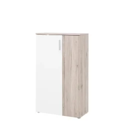 FORTE Szafka na buty BOOTS dąb piaskowy/biały