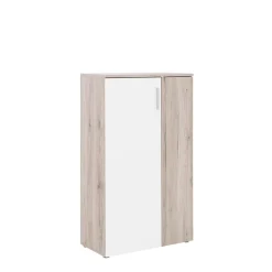 FORTE Szafka na buty BOOTS dąb piaskowy/biały