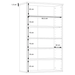 FORTE Szafka na buty BOOTS loft