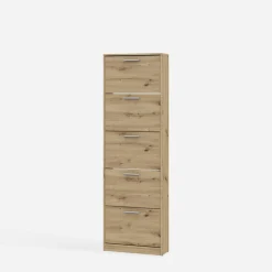 Szafki Na Buty|Szafki|FORTE Szafka na buty dąb artisan wysoka NOCII