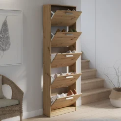 Szafki Na Buty|Szafki|FORTE Szafka na buty dąb artisan wysoka NOCII