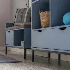 inny Szafka na buty niebieska SUAVE