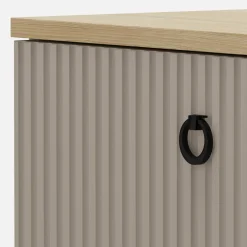 Esteti Szafka na buty z ryflowaniem DOMINICA