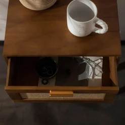 Szafki Nocne|Szafki|inny Szafka nocna boho brązowa CALAMO