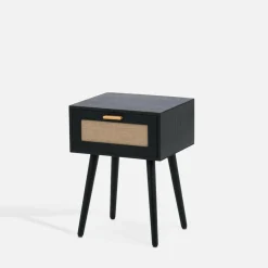 Szafki Nocne|Szafki|inny Szafka nocna boho czarna CALAMO