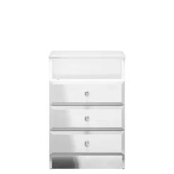 Szafka nocna GLAMOUR 3S TYP07 z oświetleniem