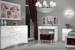 Szafka nocna GLAMOUR 3S TYP07 z oświetleniem