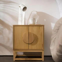 Szafki Nocne| Szafka nocna z ryflowaniem TIRON