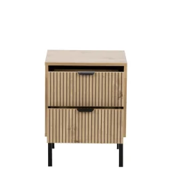 Szafka nocna z ryflowaniem SALA