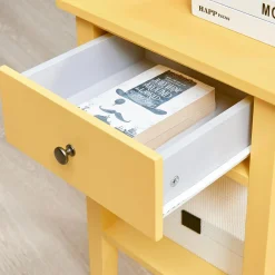 Szafki Nocne Dla Dzieci|Szafki Nocne|inny Szafka nocna z szufladą żółta TIXER