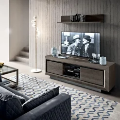 Szafki Rtv|Szafki|Modum Szafka pod telewizor ELITE DAY srebrna brzoza