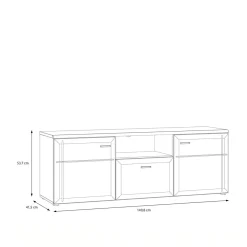 FORTE Szafka RTV AKINORI 149,8 cm