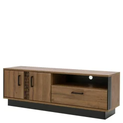 Szafki Rtv|Szafki|Furni Home Szafka RTV DORIAN DN1 2D1S z oświetleniem