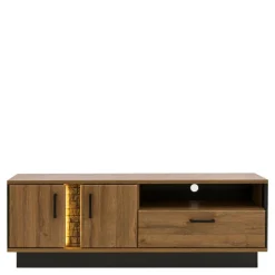 Szafki Rtv|Szafki|Furni Home Szafka RTV DORIAN DN1 2D1S z oświetleniem