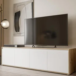 FORTE Szafka RTV 4-drzwiowa SKELPE