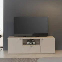 FORTE Szafka RTV GANYMEDE jasny beż