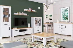 Szafki Rtv|Szafki| Szafka RTV LANZETTE 2D1 SZ B