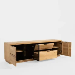 Szafki Rtv|Szafki|inny Szafka RTV loftowa z oświetleniem NAPOLI