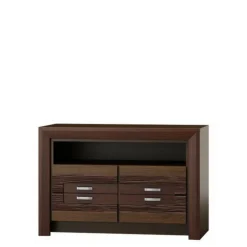 DiTrendi Szafka RTV mała ciemny brąz PARIS