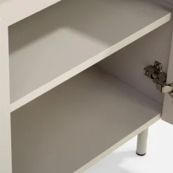 LENART Szafka RTV na metalowych nóżkach TORINO kaszmir