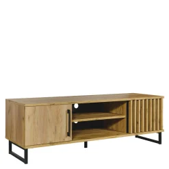 Szafki Rtv|Szafki| Szafka RTV z lamelami MALMO 141 cm