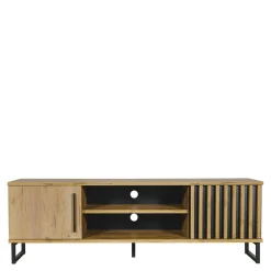 Szafki Rtv|Szafki| Szafka RTV z lamelami MALMO 141 cm