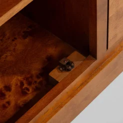 inny Szafka RTV z litego drewna PAOLA brzoza koniakowa, 150 cm