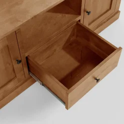 Szafki Rtv|Szafki|inny Szafka RTV z litego drewna PAOLA brzoza naturalna, 150 cm