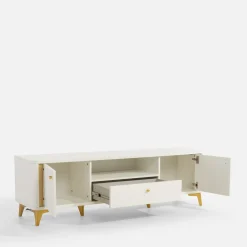 FORTE Szafka RTV z oświetleniem FORREST HILLS 160,4 cm