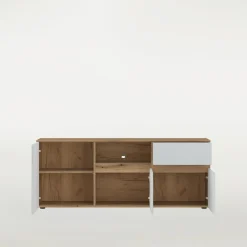 inny Szafka RTV z ryflowaniem MANILLA 150 cm