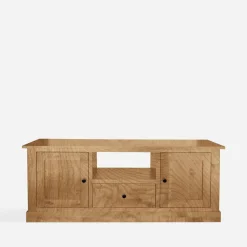 Szafki Rtv|Szafki|inny Szafka RTV z szufladą lite drewno szerokość 150 cm STELLA dąb naturalny