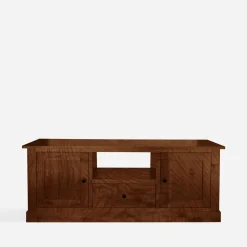 inny Szafka RTV z szufladą lite drewno szerokość 150 cm STELLA dąb koniakowy