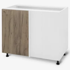 Szafki Kuchenne| Szafka stojąca narożna BASIC PLUS BP/DNLP dark rockfort hickory