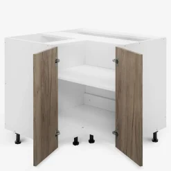 Szafka stojąca narożna BASIC PLUS BP/D90NW dark rockfort hickory