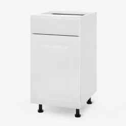 inny Szafka stojąca z szufladą BASIC PLUS BP/D40SR1 biały mat