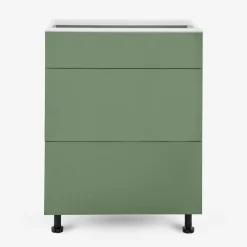 inny Szafka stojąca z szufladami BASIC PLUS BP/D60S3 smoke green