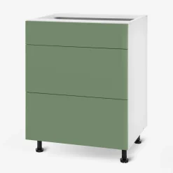 inny Szafka stojąca z szufladami BASIC PLUS BP/D60SR3 smoke green