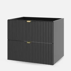 inny Szafka umywalkowa czarny mat BELT 60 cm