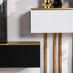 Exline Szafka wisząca czarna GOLD 160 cm