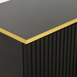 Exline Szafka wisząca czarna GOLD 160 cm