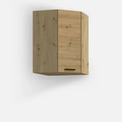 inny Szafka wisząca narożna MILENA M/G60X60N dąb artisan