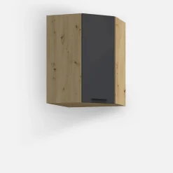 Szafki Kuchenne|inny Szafka wisząca narożna MILENA M/G60X60N grafit