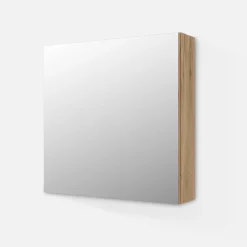 inny Szafka wisząca z lustrem SANITA dąb złoty