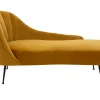 Szezlongi| Szezlong musztardowy VALUTA
