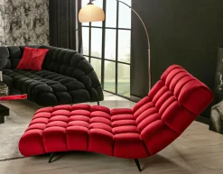 Werdomo Szezlong pikowany bordowy DELPHI 120