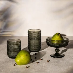 inny Szklanka niska szara 250 ml