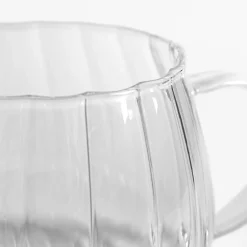 Szklanki I Kubki|inny Szklanka ryflowana z uchem 350 ml